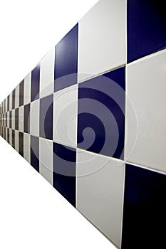 Blue Walls are checkered.