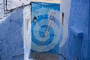 Blue walls in Chefchaouen