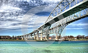 Blue Water Bridge, Sarnia, Canada photo