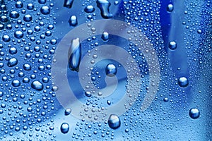 Blue water drop for background