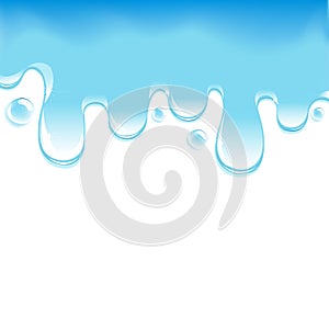 Blue Water Flow. Vector