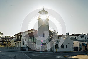 Blue Water Grill restaurant at State Street and Cabrillo Boulevard, santa barbara - sep 2022