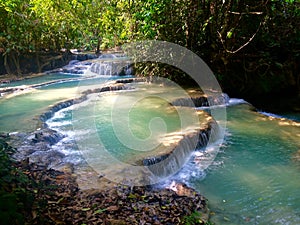 Blue Water-Laos, Waterfalls