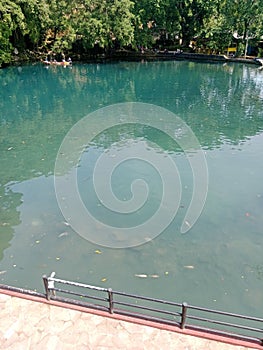 Blue water natural lake cicerem