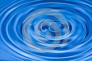 Blue water ripple background