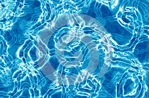 Blue water ripples background