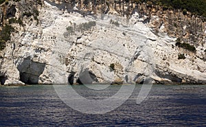 Blue water seascape