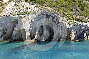 Blue water seascape