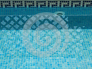 Blue water swimingpool reflector