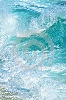 Blue water wave abstract background