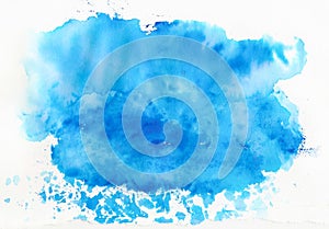 Blue watercolor background