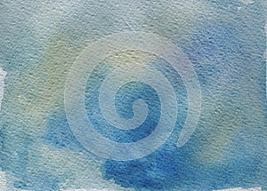 Blue Watercolor Background