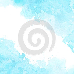 Blue watercolor background for school banner