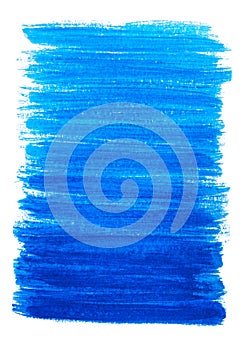 Blue watercolor horizontal brush strokes
