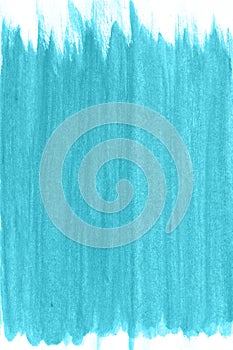 Blue watercolor recycled texture. Pastel color web banner.