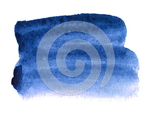 Blue watercolor shape as a background for your beautiful design