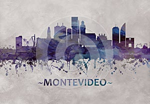 Montevideo Uruguay skyline photo