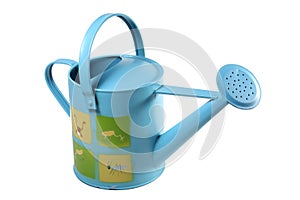 Blue watering can 2