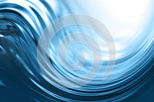 Blue wave background - fresh water illustration