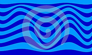 blue wave curves abstract background