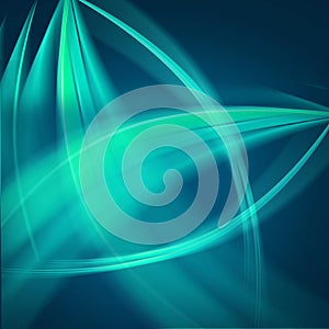Blue wave light abstract background