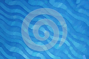 Blue wave water art texture abstract background