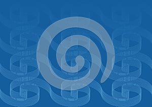 Blue waves background