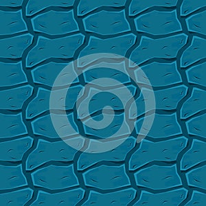 Blue Wavy Elements Texture Background. Vector