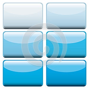 Blue web buttons