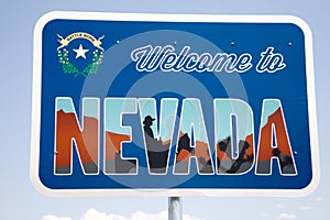 Welcome to Nevada Sign photo