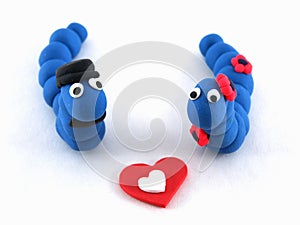 Blue Werm Couple Love