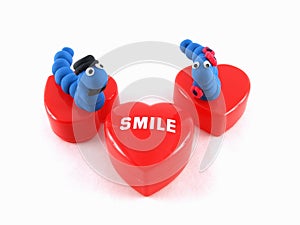 Blue Werm Couple Smile