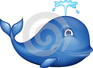 Blue whale cartoon