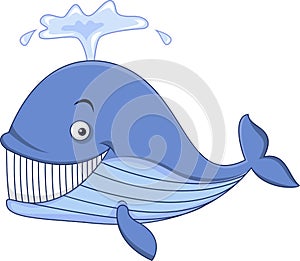 Blue whale cartoon