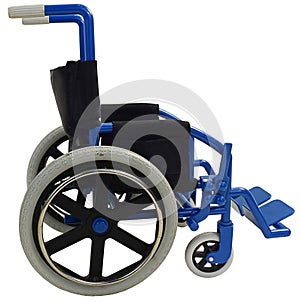 Blue Wheelchair for Mobility