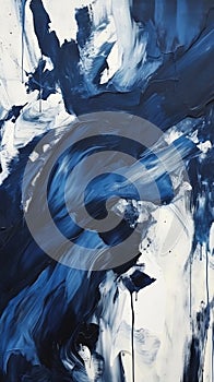 Blue White Abstract Background: A Magazine that Captures Emotion