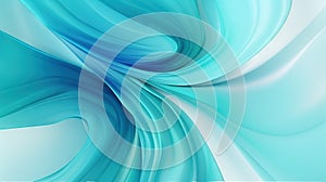 a blue and white abstract background with wavy lines and curves