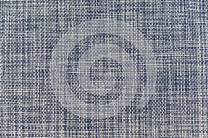 Blue and white abstract textured background. Perpendicularly intersecting plastic threads