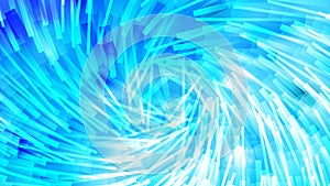 Blue and White Asymmetric Irregular Twirl Striped Lines Background