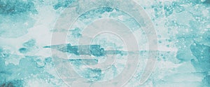 Blue and white background with lots of grunge, layered vintage grunge rock or marbled stone on watercolor wash paint background wi