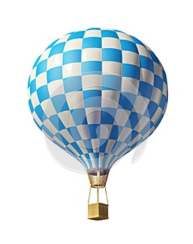 Blue-white balloon