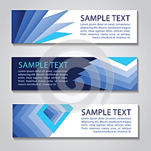 blue white color banner,for design website and adapt to background and business card