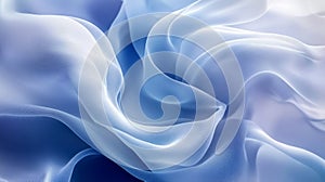 Blue and White Draped Fabric Texture Background