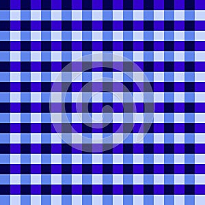 Blue and white gingham background which will tile seamlessly.