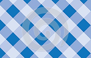 Blue and white Gingham Pattern Background.Vector illustration.