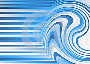 Blue And White Gradient Curvature Ripple Lines Background Illustrator Beautiful elegant Illustration