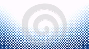 Blue and White Gradient Pixel Pattern Background