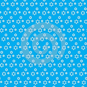 Blue White Jewish holidays, Bar Mitzvah, Bat mitzvah, wedding background, White Blue star of David seamless pattern