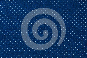 Blue and white knitted fabric texture abstract background