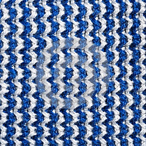 Blue and white knitting wool texture background